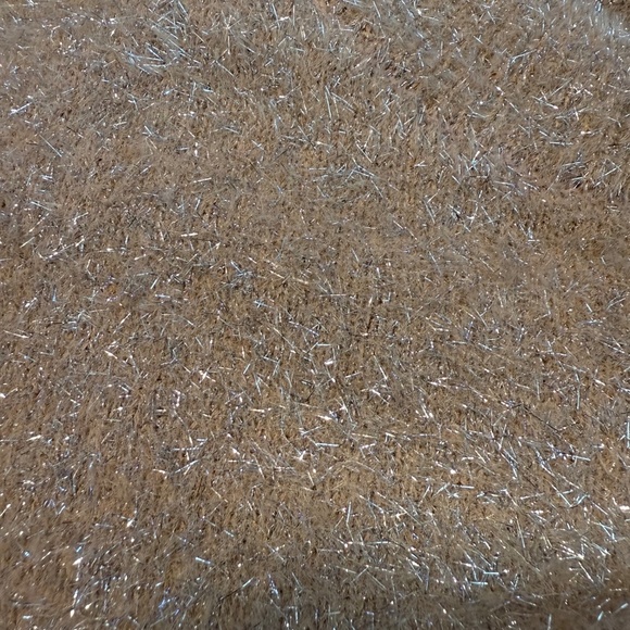 WHBM Metallic Tinsel Trim Sweater NWT - Picture 8 of 9